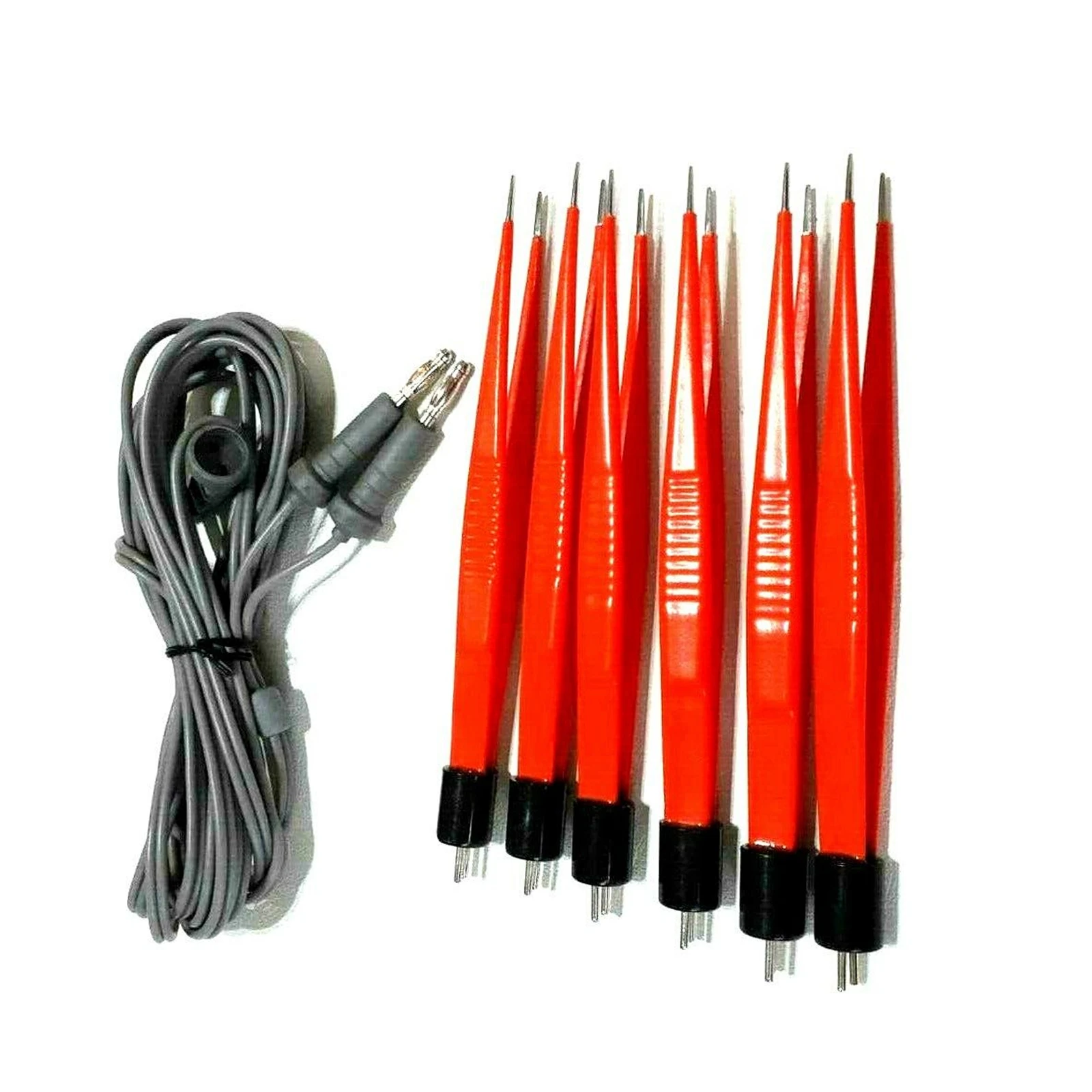 6 X биполярный Американский щипцы 16 см на керамических пластинах 1 мм прямой + 3 метра кабель ветеринарный CE
