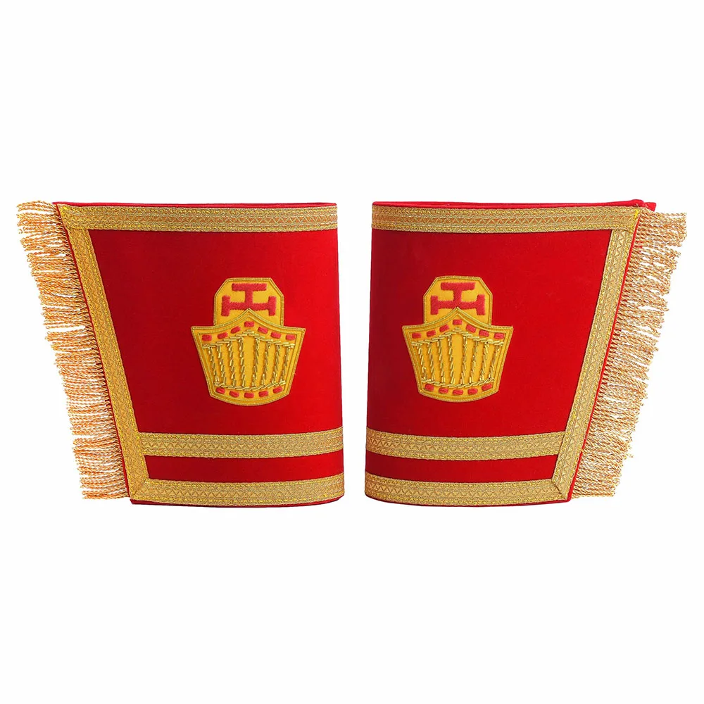Masonic High Priest Royal Arch Chapter Cuff  Velvet With Gold Fringe