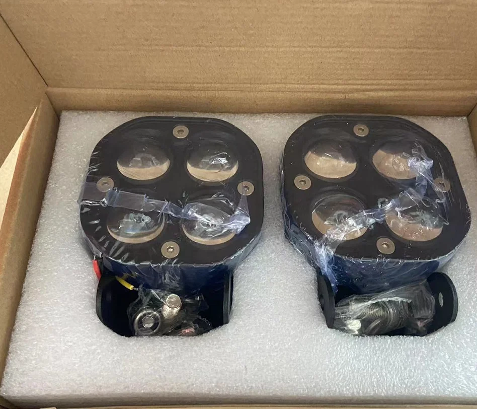 3Inch Mini LED Work Light Square Car Yellow W-hite Spotlight 12V 24V O-ff Road Fog Lamp For Lada Truck 4X4 4WD Car Accessories