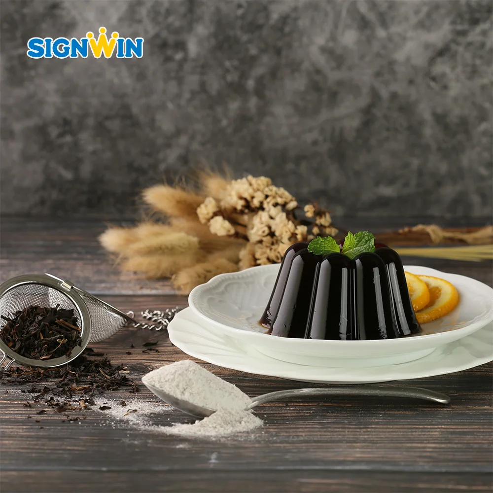 SIGNWIN-черный чай желе порошок