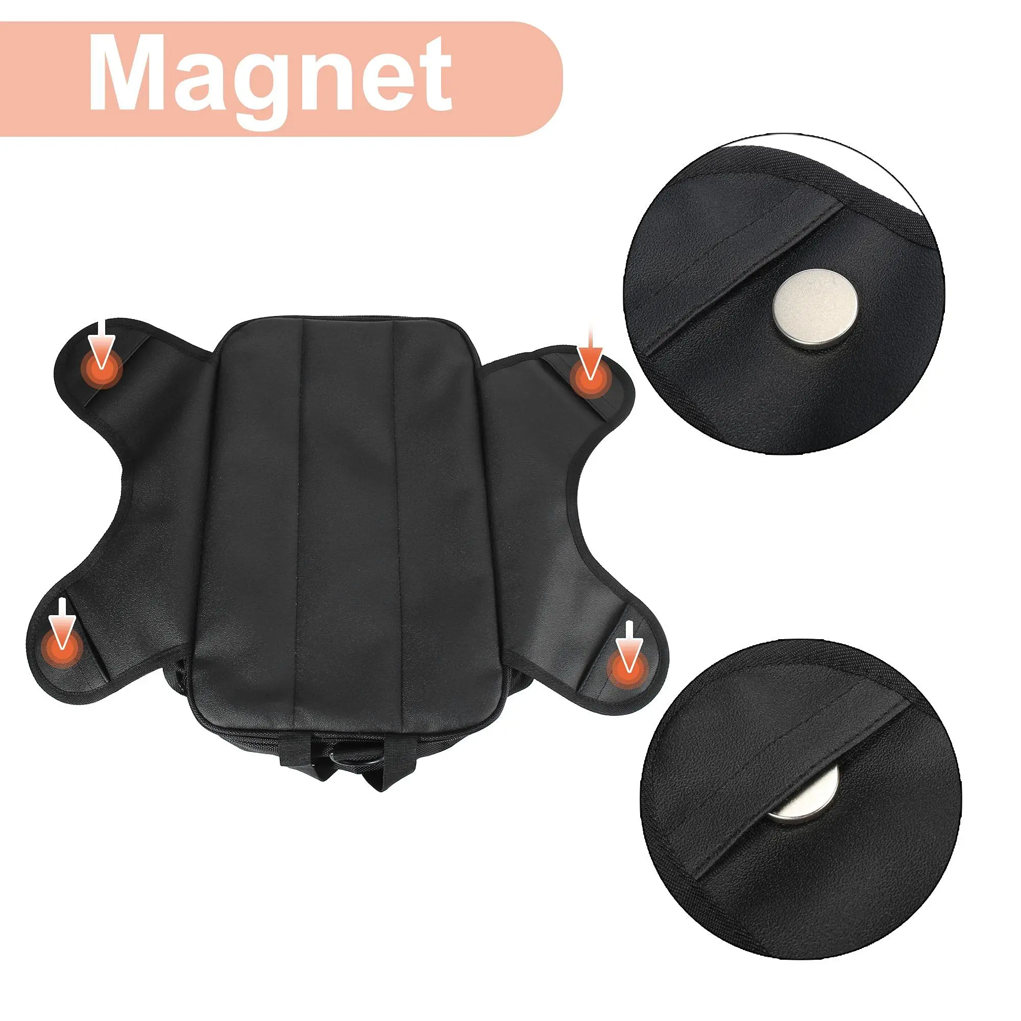 Outdoor Motorbike Fuel Saddlebag Strap Backpack with Waterproof Rain Cover RPET Recycle Motorcycle Magnetic Tank Tool Bag