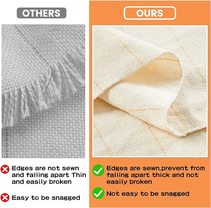 Low Price Free Sample Tufting Cloth With Marked Line Weaving Embroidery Fabric For Tufting Gun Tufting Fabric Punch Needle Cloth