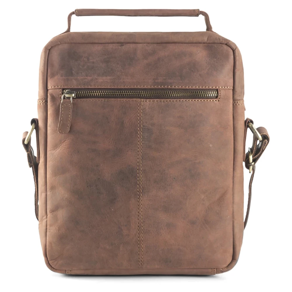 Men Genuine Leather Shoulder Bag Crossbody Purse Leather Satchel Pouch Men Side Bag Messenger Bag for Men shoulder