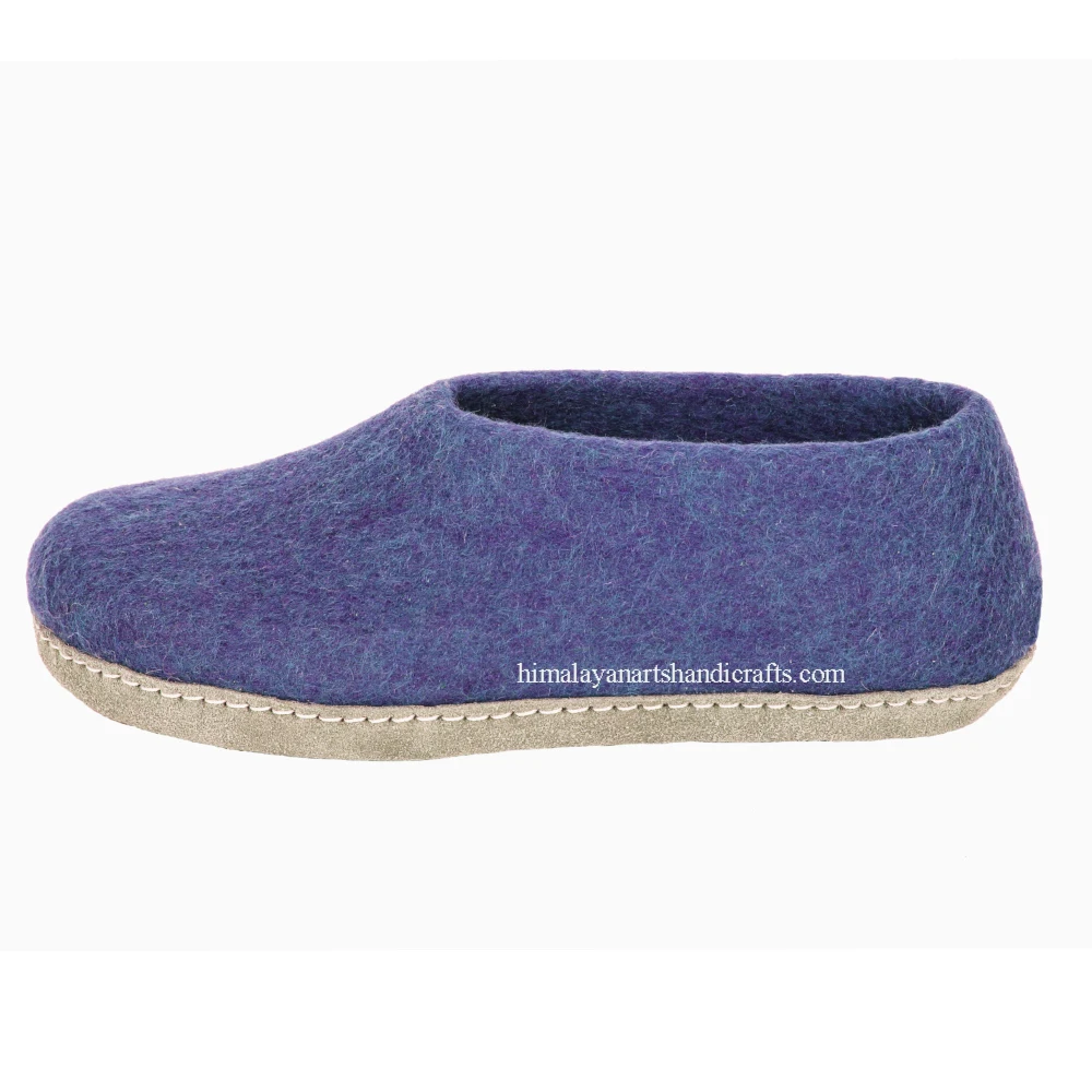 Handmade in Nepal Felt Woolen Slipper/Shoes/Boot