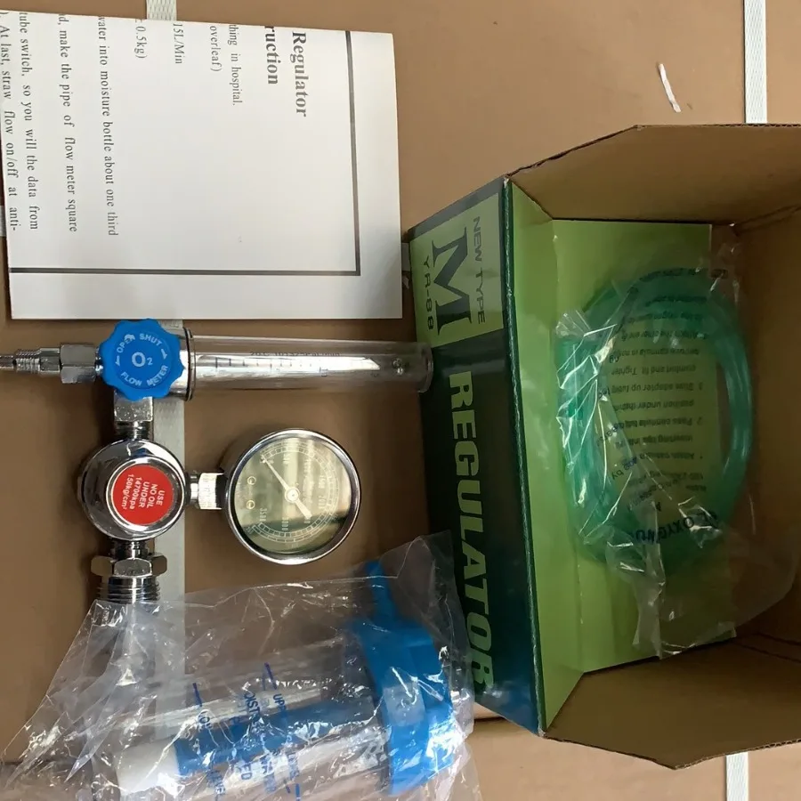 Hot selling Oxygen gas cylinder regulator medical flow meter oxygen regulator with humidifier bottle