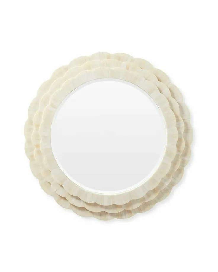 Classic Style Luxury Bone Inlay Wall Mirrors Frame Wall Mirror for Wall Decoration Available at Bulk Price