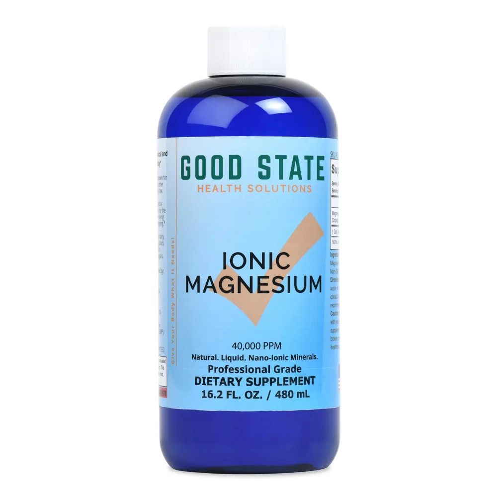 Good State Top Grade Ionic Magnesium 16 oz. Natural Nano Sized Mineral Technology Professional Grade Premium Quality