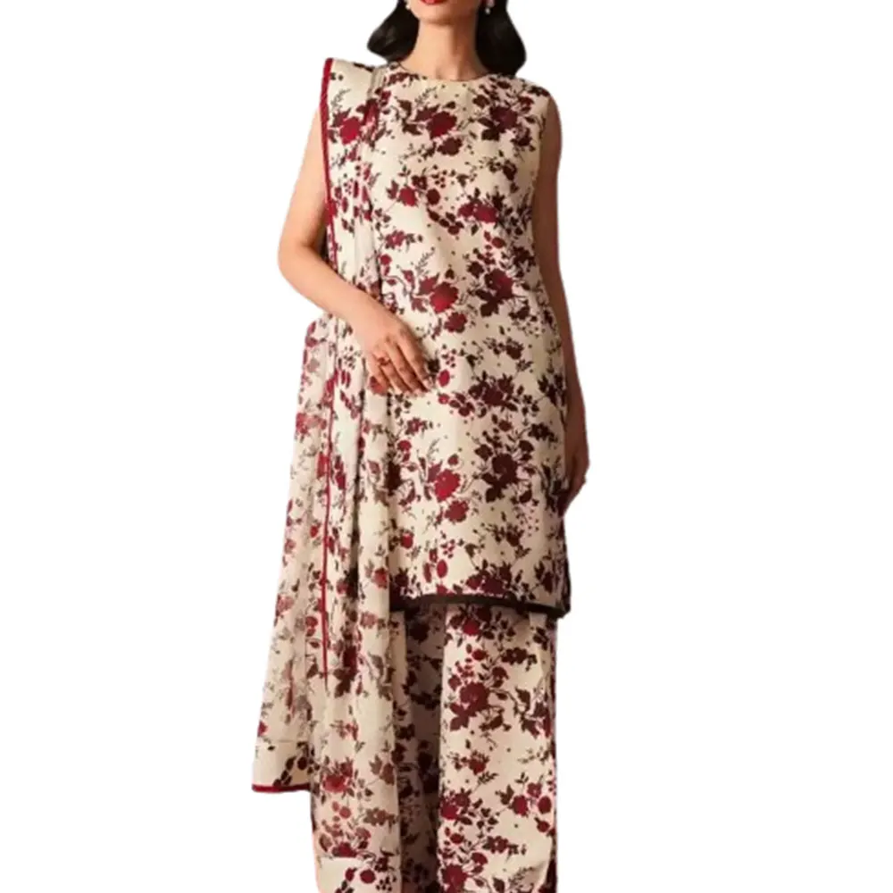 2024 пакистанский женский новый дизайн газон Shalwar Kameez с Dupatta бестселлер по цене 100% чистое газонное платье для женщин