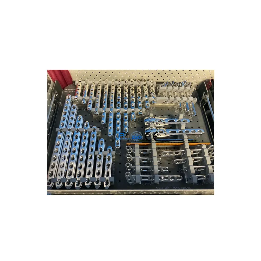 Best Price Customized Logo Small Fragment LCP Locking Orthopedic Trauma Plate Set Custom Made Orthopedic Trauma Plate Set
