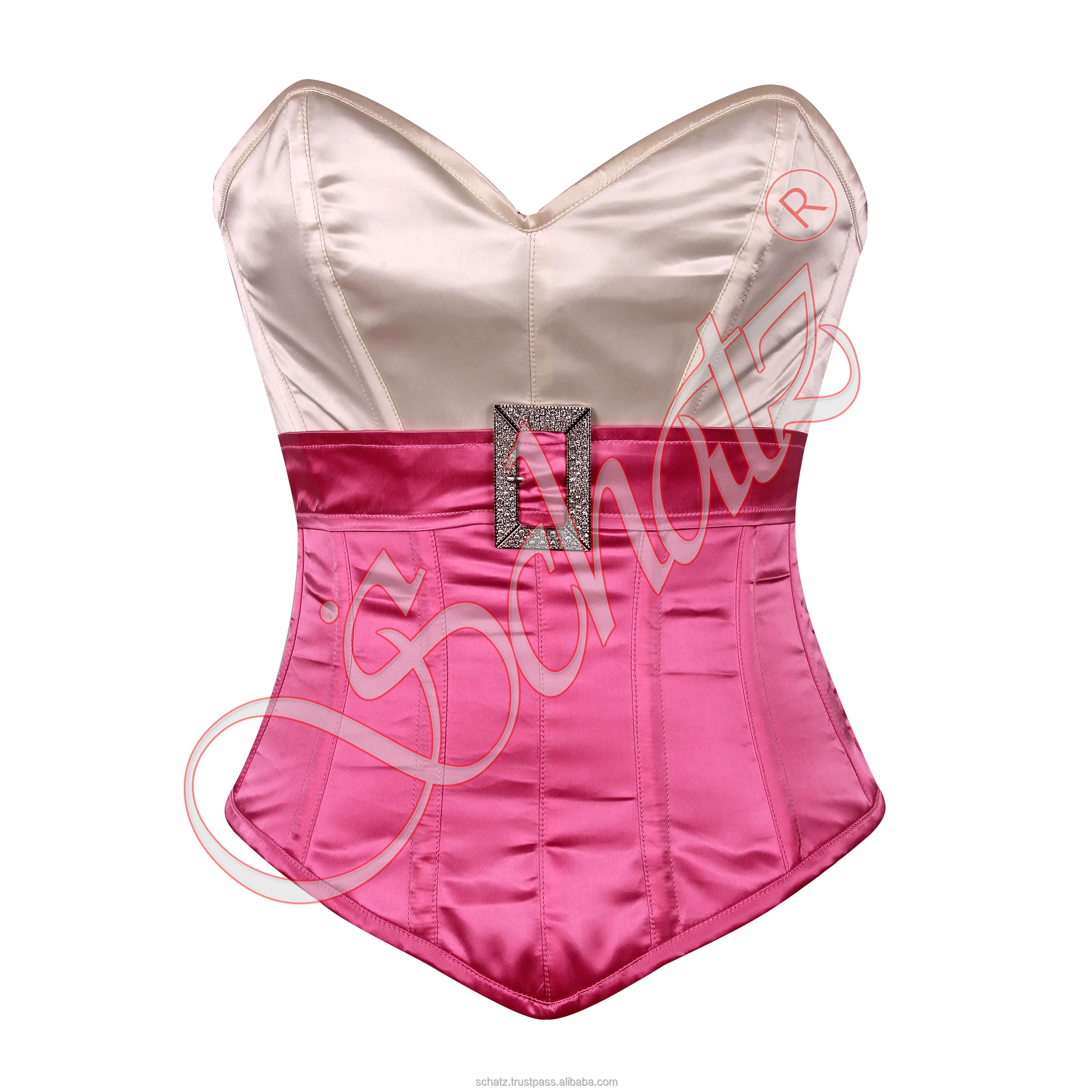 Индивидуальный Регулируемый однотонный Атласный Корсет