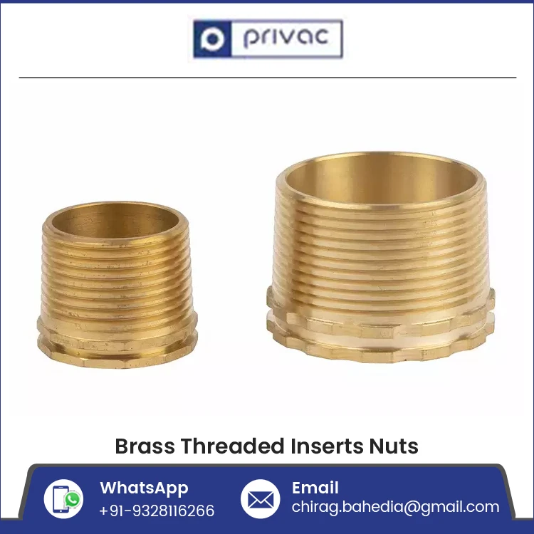 Customized Knurled Metal Brass Threaded Inserts Nut