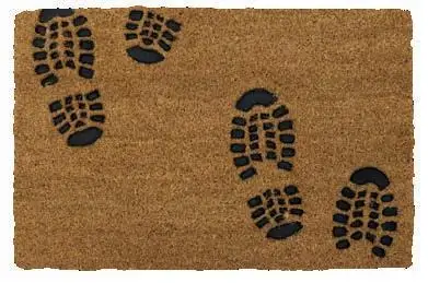 Wholesale Plain Coco Coir Door Mats Custom 100% Natural Coir Fiber Coconut Doormat Home Welcome Door Mats With Anti-Slip Backing