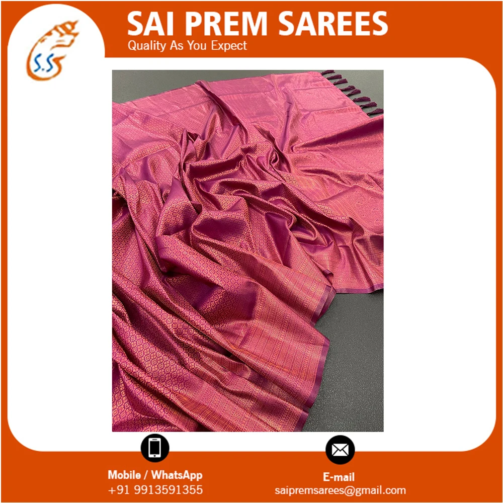 Bulk Supply Party Wear New Design Kuber Pattu Softy Silk Sarees Customized Color At Latest Discounted Price