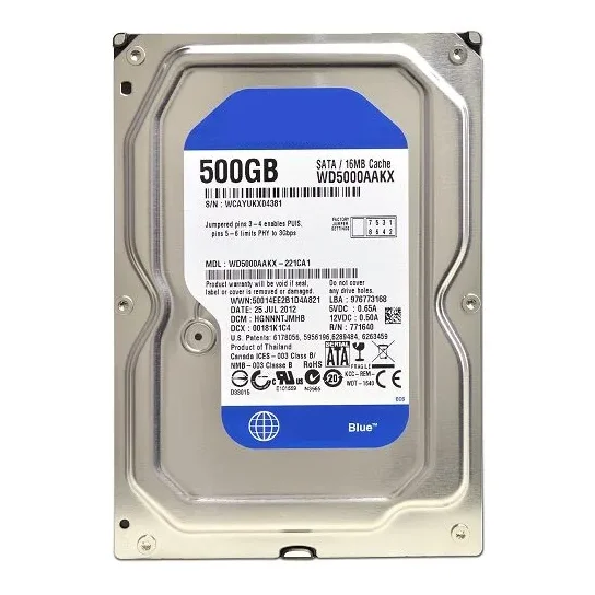 Buy Refurbished Used Internal 3.5 inch Hard Disk Drive HDD 320gb 500gb SATA Desktop HDD At Best Price