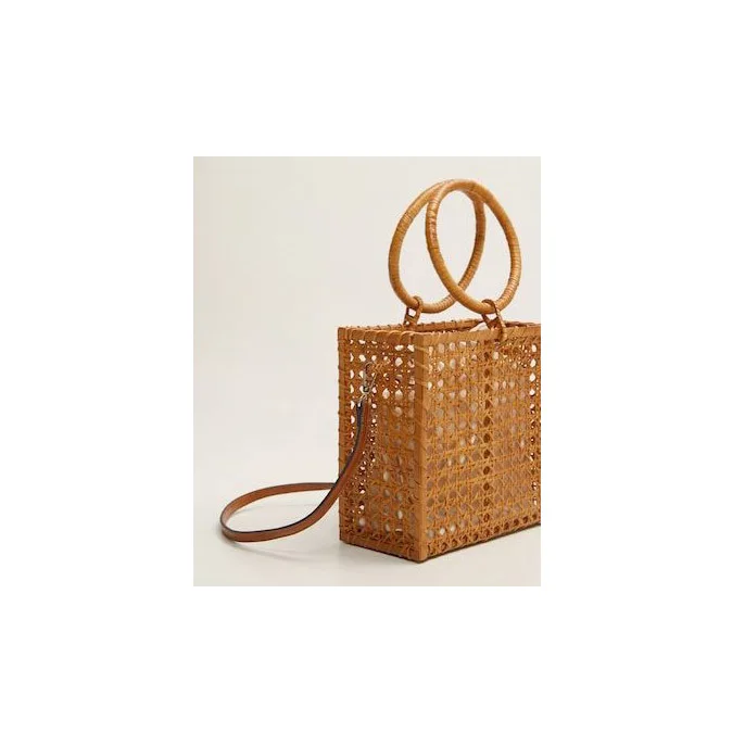 Elegant Look Set Of 2 Bamboo Rattan Basket New Arrival Good Design Laundry Storage Basket For Home Decor