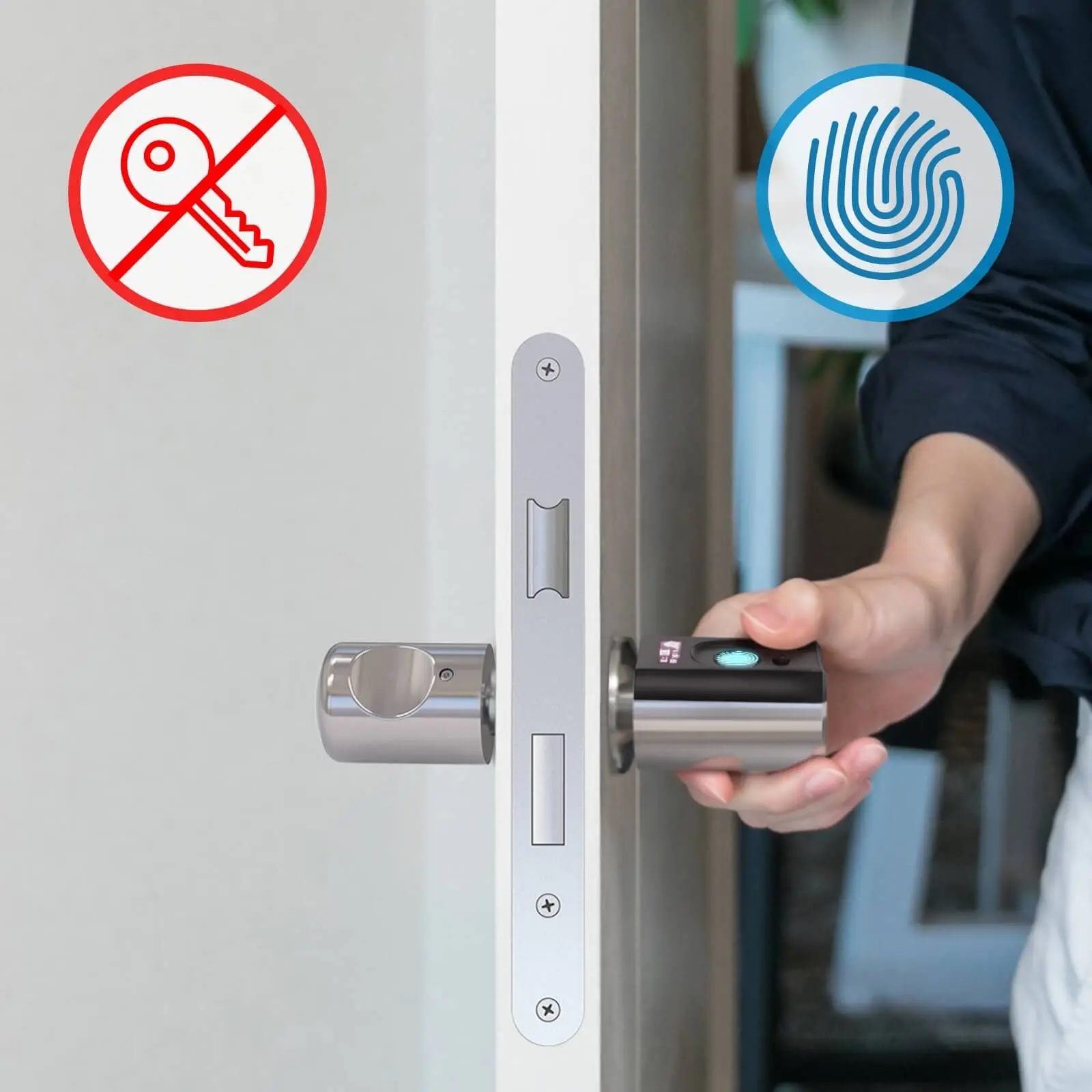 Welock дистанционный дверной замок с RFID карта + APP Резервное копирование ключ для дома и офиса Смарт цилиндр дверного замка Touch41 со сканером отпечатка пальцев