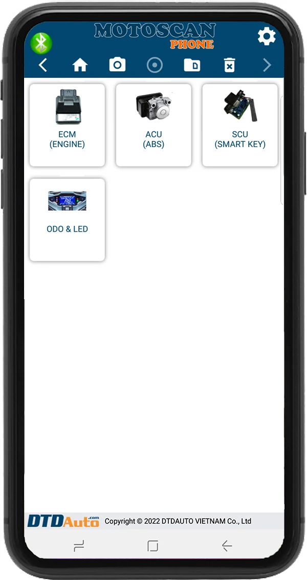 DTDAUTO MOTOSCAN PHONE - Diagnostic Toolkit Support 9 Languages: ENGLISH, FRANCE, THAI, KOREAN, PORTUGAL, INDONESIA, MALAYSIA