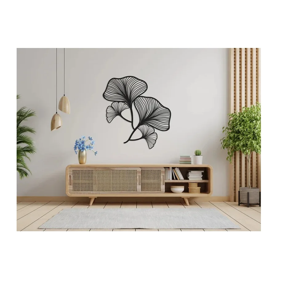 Premium Quality Hammered Metal Flower Decor Geometric Art Metal Wall Art Available for Sale from India