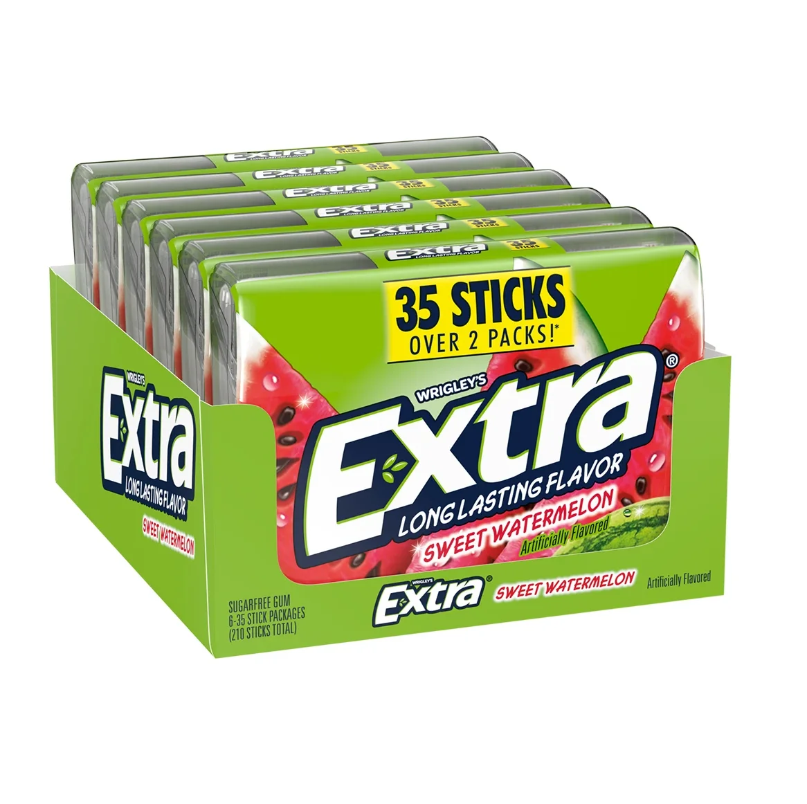 Extra Sugar Free Chewing Gum Peppermint Mega Pack - 35 Count