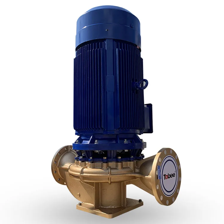Marine Vertical Inline Pump with Bronze Impeller for Seawater Desalination and Salt water treatment plants