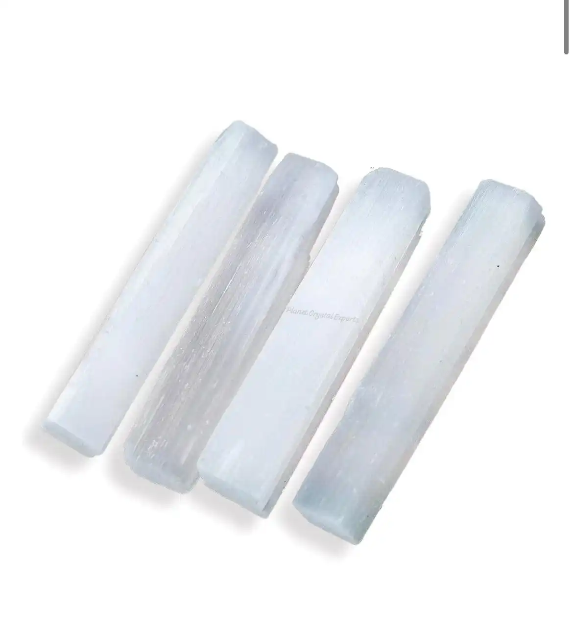 Natural Selenite Sticks Wands Energy Selenite Stick  Buy From Planet Crystal Exports