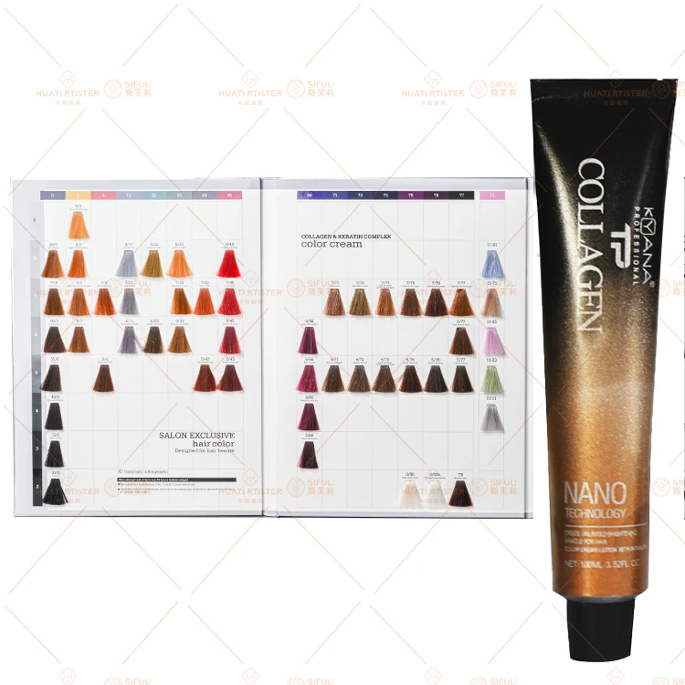 Huati Sifuli KYANA Professional Low Ammonia Color Lightening Permanent Hair Colour Dye Cream Hair Bleach Powder And Developer