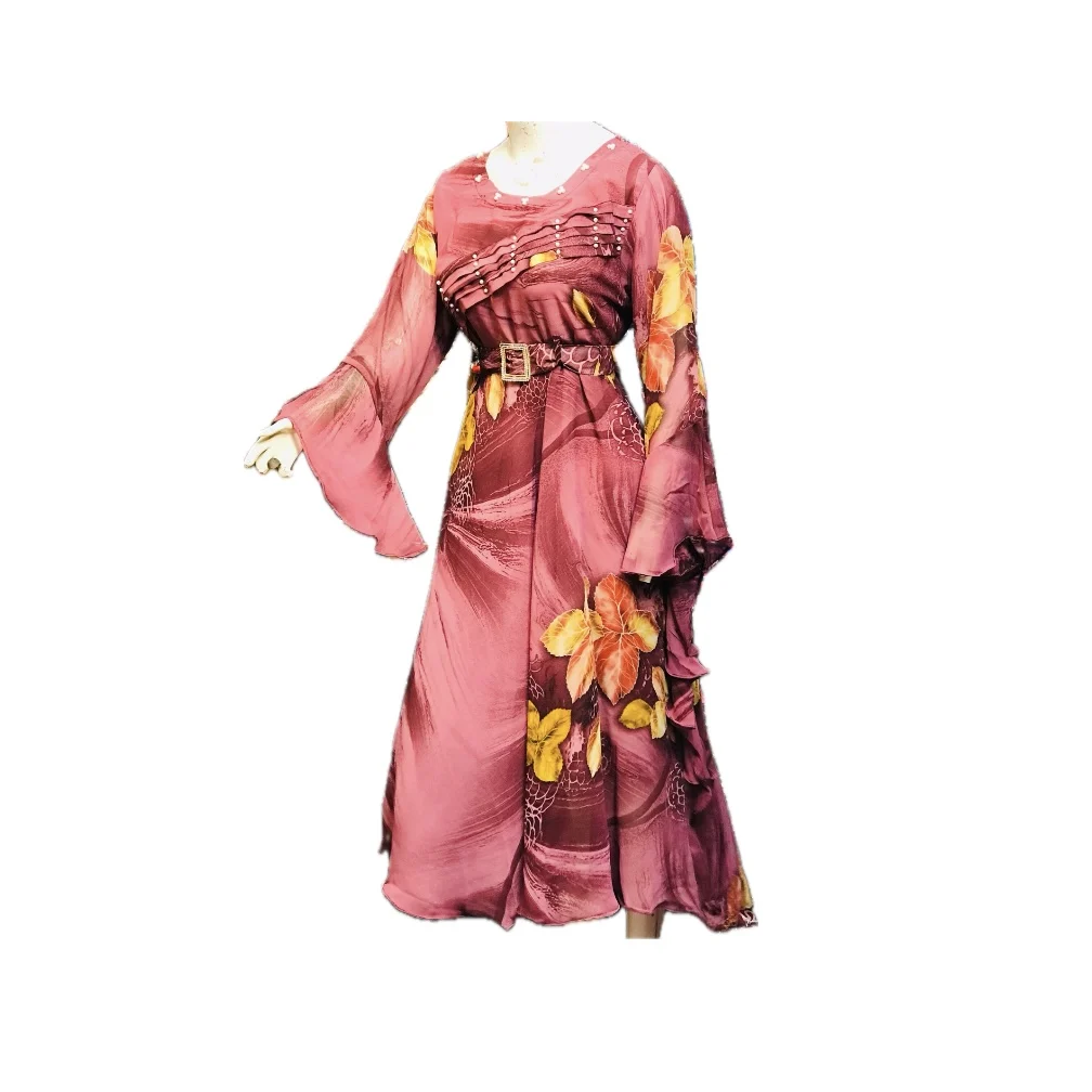 Последняя коллекция вечернее платье макси для женщин Лидер продаж дышащая шифоновая юбка большие размеры оптовые цены