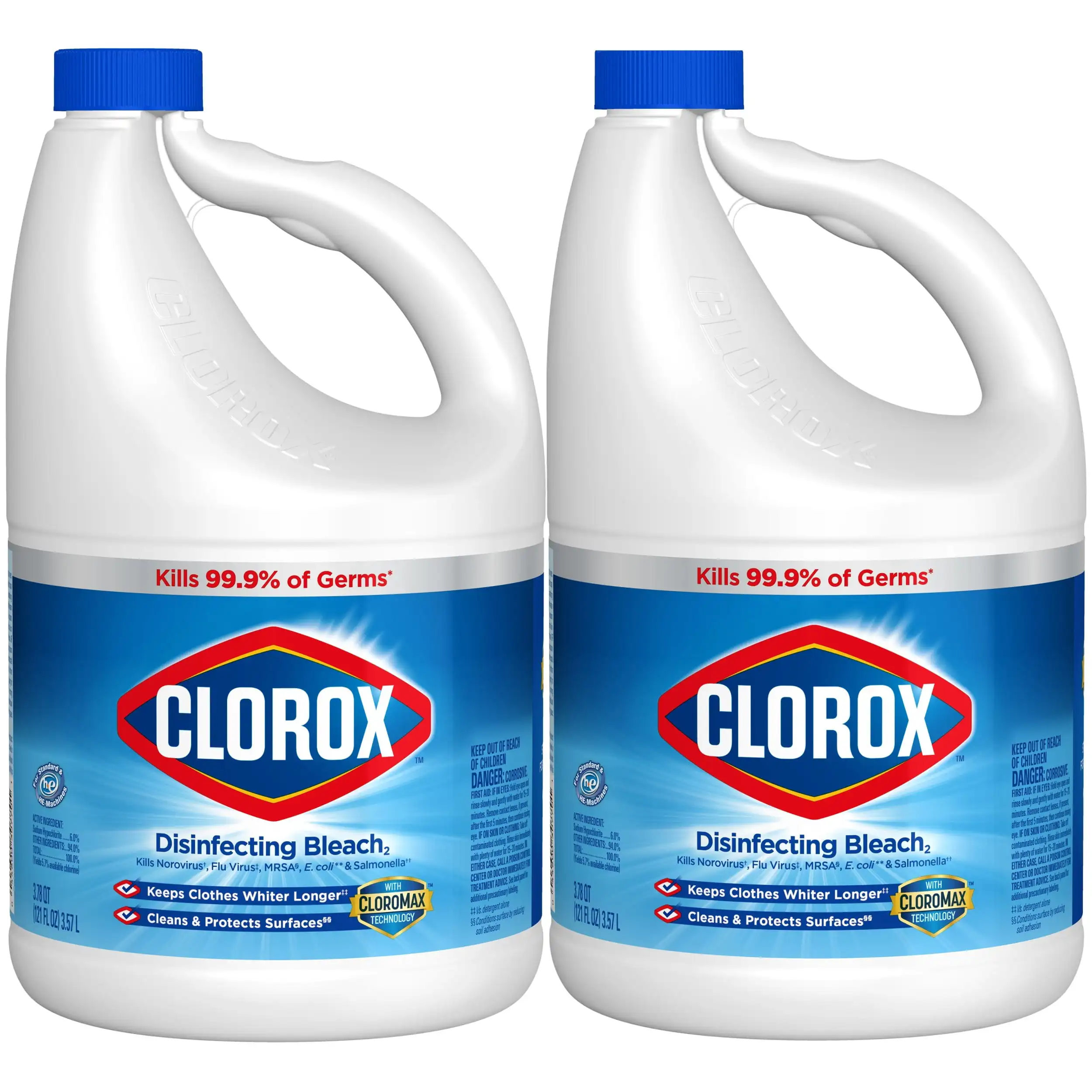 Clorox bleach Disinfecting Liquid Bleach Regular Scent cleaning Bleach