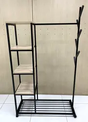 Вешалка для одежды с 5 ярусов спальня деревянные вешалки для одежды стенд с 4 роликах