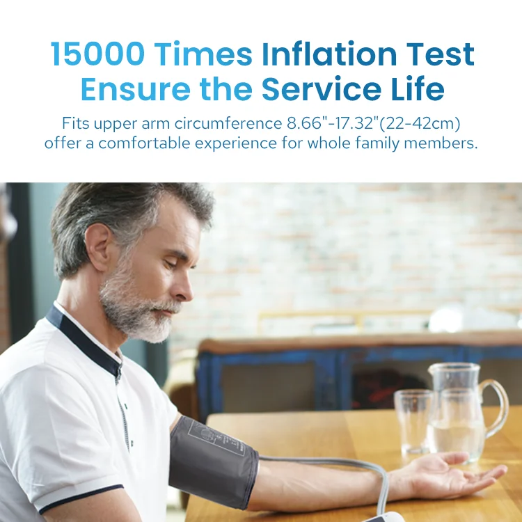 TRANSTEK Medical Supplier Upper Arm Wireless BP Machine Tenciometro Digital Intelligent Blood Pressure Meter with Bluetooth