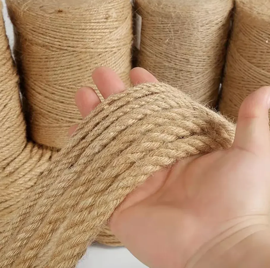 Factory 100% hemp sisal yarn jute product with colored jute yarn price colored sisal rope Low Price