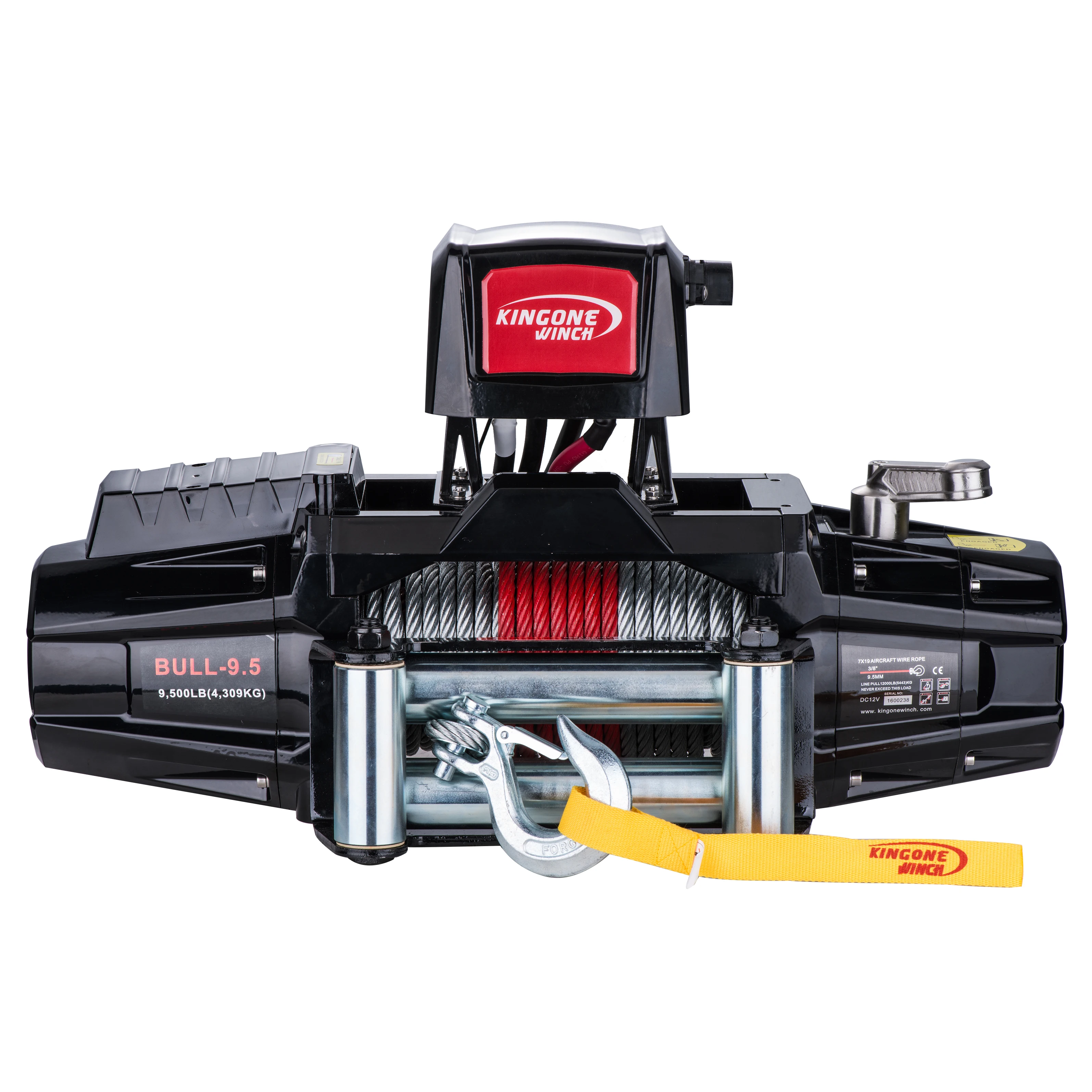 KINGONE 9500lbs Electric Winch 12v/24v Offroad 4x4 Winch with Wire Winch Rope