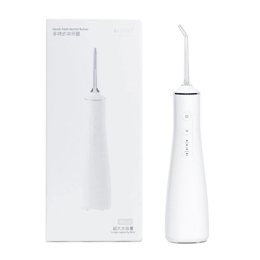 Electric Water Floss Oral Irrigator Dental Flosser Oral Irrigator For Teeth cleaning IPX7 Cordless Jet Pick