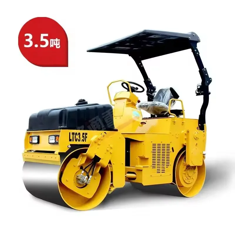 Hot selling Ground concrete and asphalt road roller compactor for sale   3000kg  3ton mechanical  with double drum road roller
