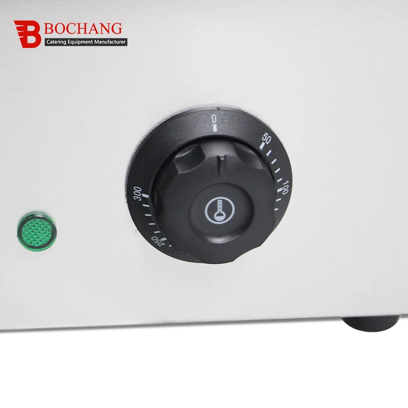 Wholesale Flat Plate Griddle Electric Catering Equipment Stainless Steel Hamburger Griddle Hot Sale Industrial Electric Griddle