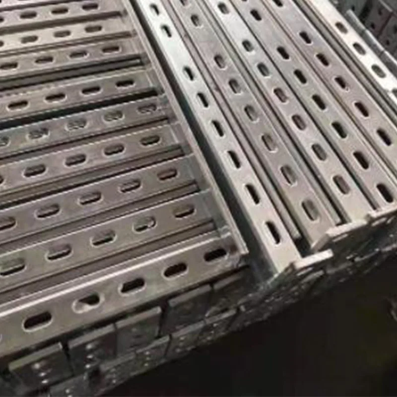 Steel profiles Stainless 3m 6m support c channel steel profile c shape unistrut strut channel manufacturer