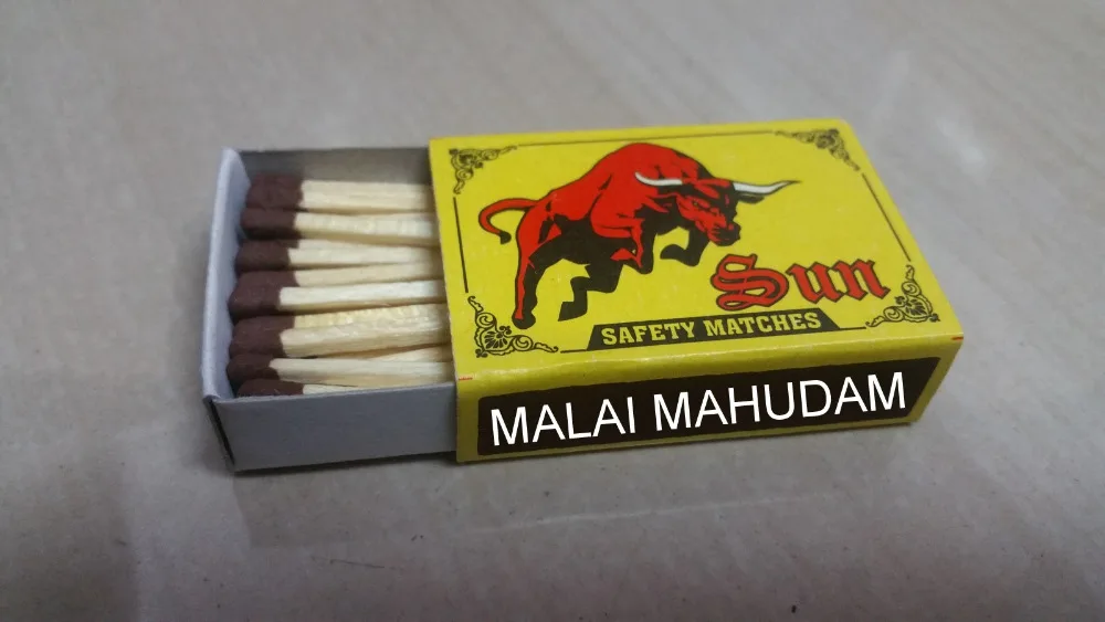 World Wide Selling 100% Natural Wood Made Safety Match Box Bulk Purchase Indian Wood Match Stick For Lighting