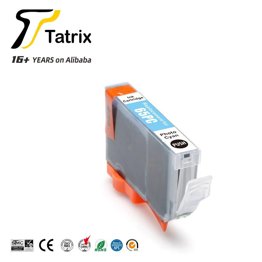 Tatrix для canon CLI65 интерфейс командной строки (CLI) 65 CLI-65 Чернильный Картридж Премиум Совместимость Цветной струйный картридж с чернилами Canon PIXMA Pro 200