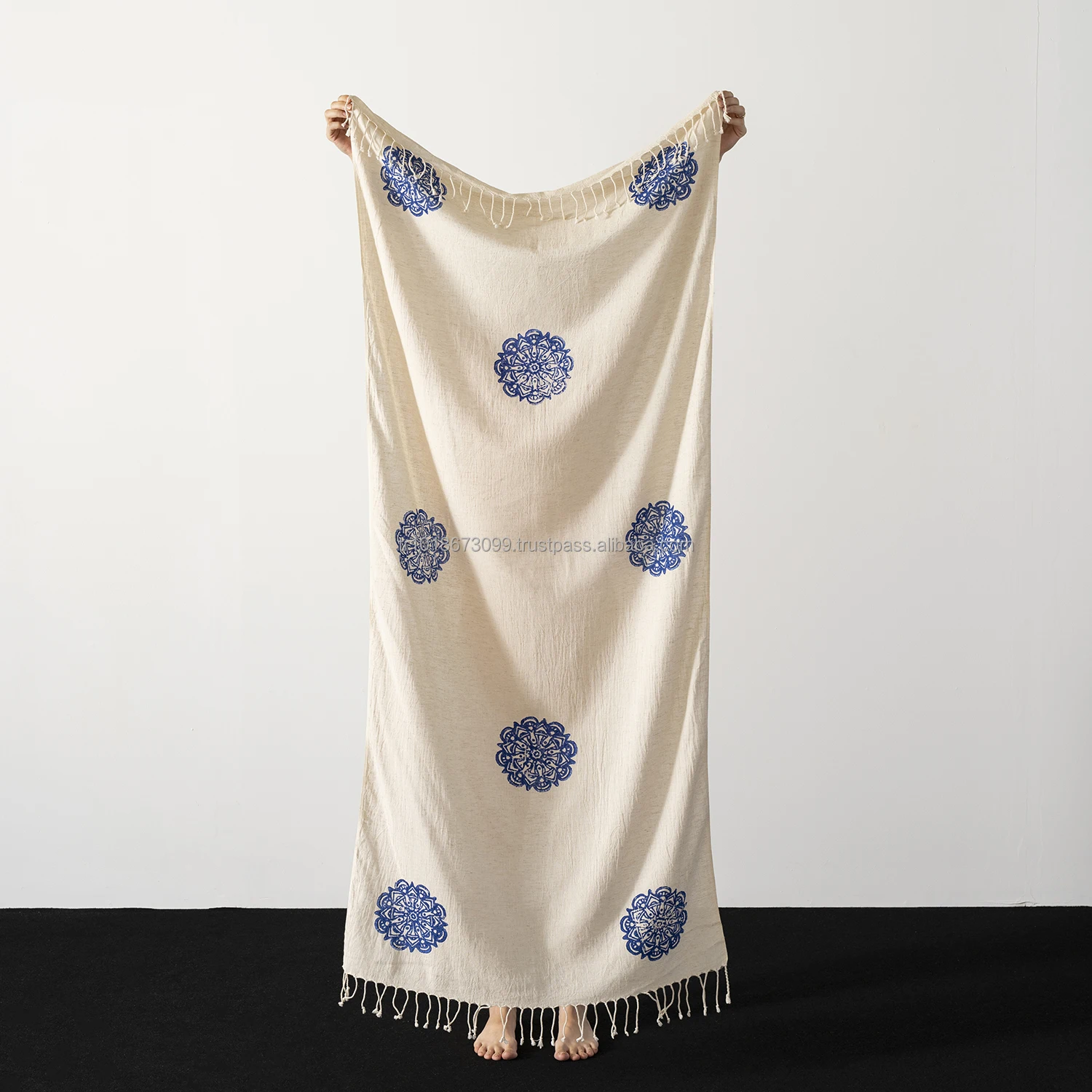 Summer Turkish Hamam Pestemal Beach Towels Lightweight 100% Cotton 35x70in Scarf Pareo Sarong Naturel