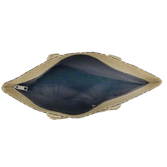 Hot Sale Jute Shopping Tote Bag With Custom Logo Printed burlap tote bag manufacturer in India West Bengal