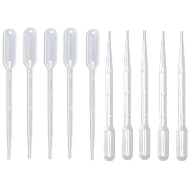 0.1mL 0.2mL 0.5ml 1ml 3ml 5ml 10ml  15mL Disposable Pasteur Pipette Factory Transfer Pasteur Dropper Wholesale