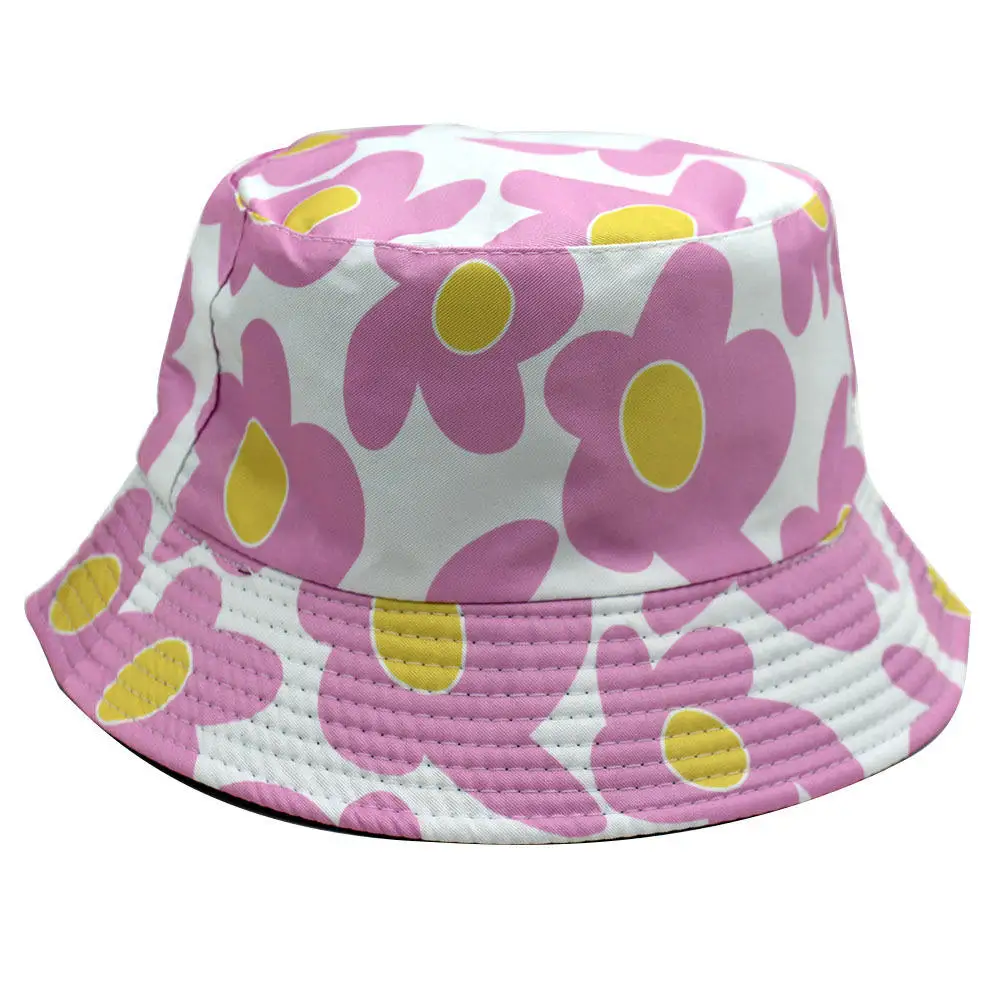 OEM Factory Wholesale 2023 New Design Fashion Reversible Bucket Hat Sun Hats for Men Women