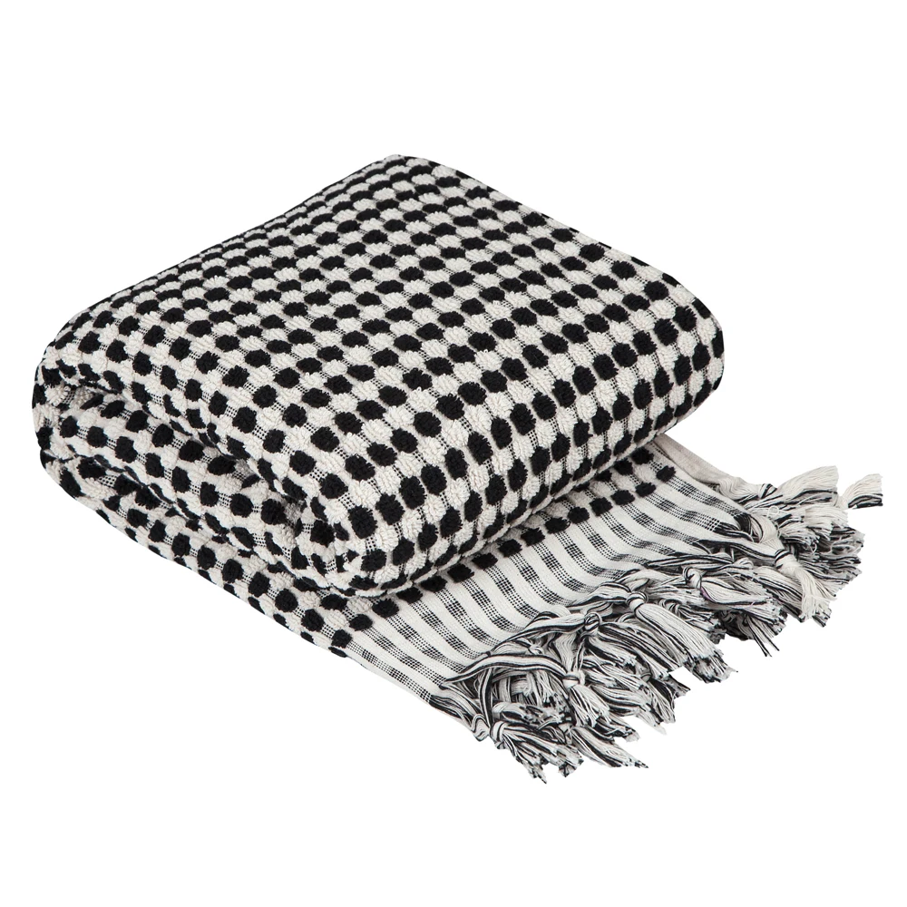 Pompon Navy Terry Towel High Quality Bath Towel 100% Cotton Soft Towels Sports Adult Whole Sale 90*175cm