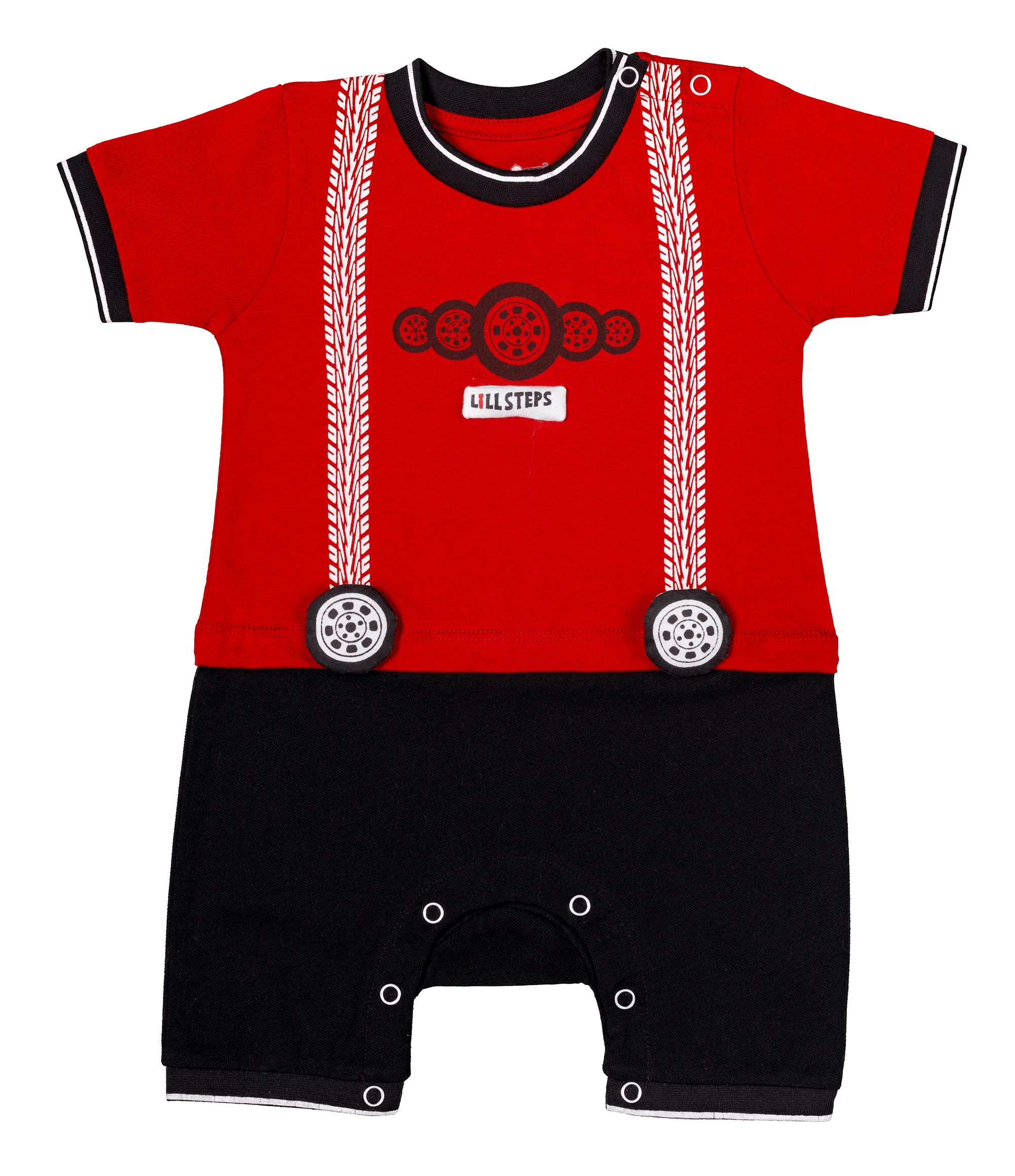 LillSteps India offers Premium Cotton Baby Apparel Long-Sleeved Rompers for 6-12 Months Available at Best Wholesale Prices