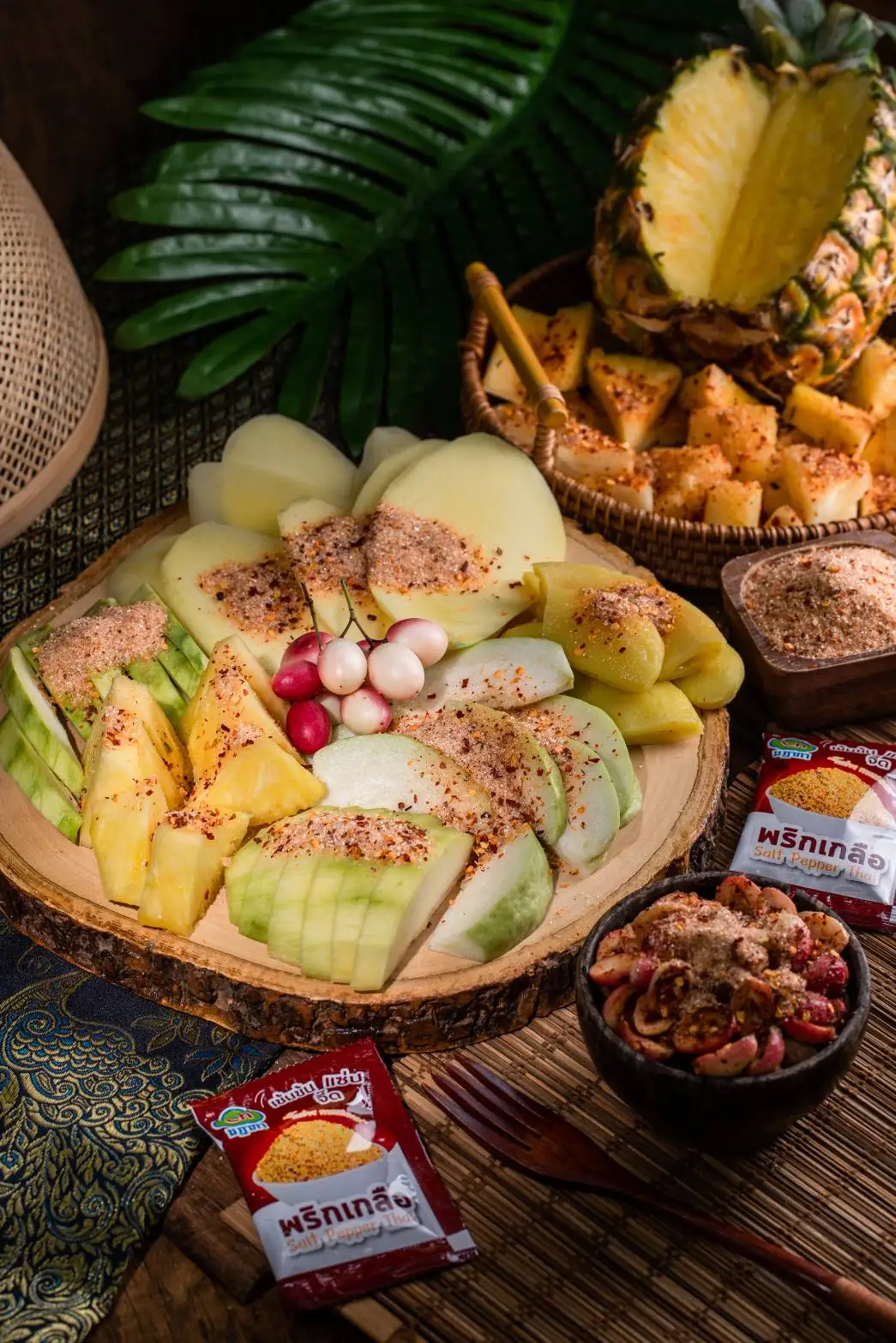 Salt Pepper Thai  Seasonings & Condiments Mixed Spices & Seasonings Blend Powder Dripping Fruits Best Quality from Thailand