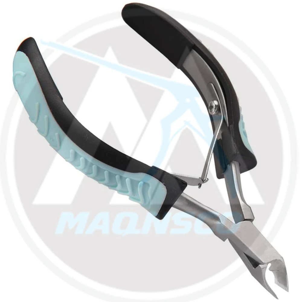 Cuticle Trimmer Non-Slip Professional Cuticle Nipper Stainless Steel Cutter Stainless Steel Nail Nipper for Home Spa and Salon