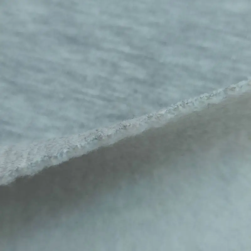 Grey Melange французская махровая хлопчатобумажная ткань 65% хлопок 35% полиэфирная для одежды с 1 сбоку матовый 3 флисовый трикотажный махровый