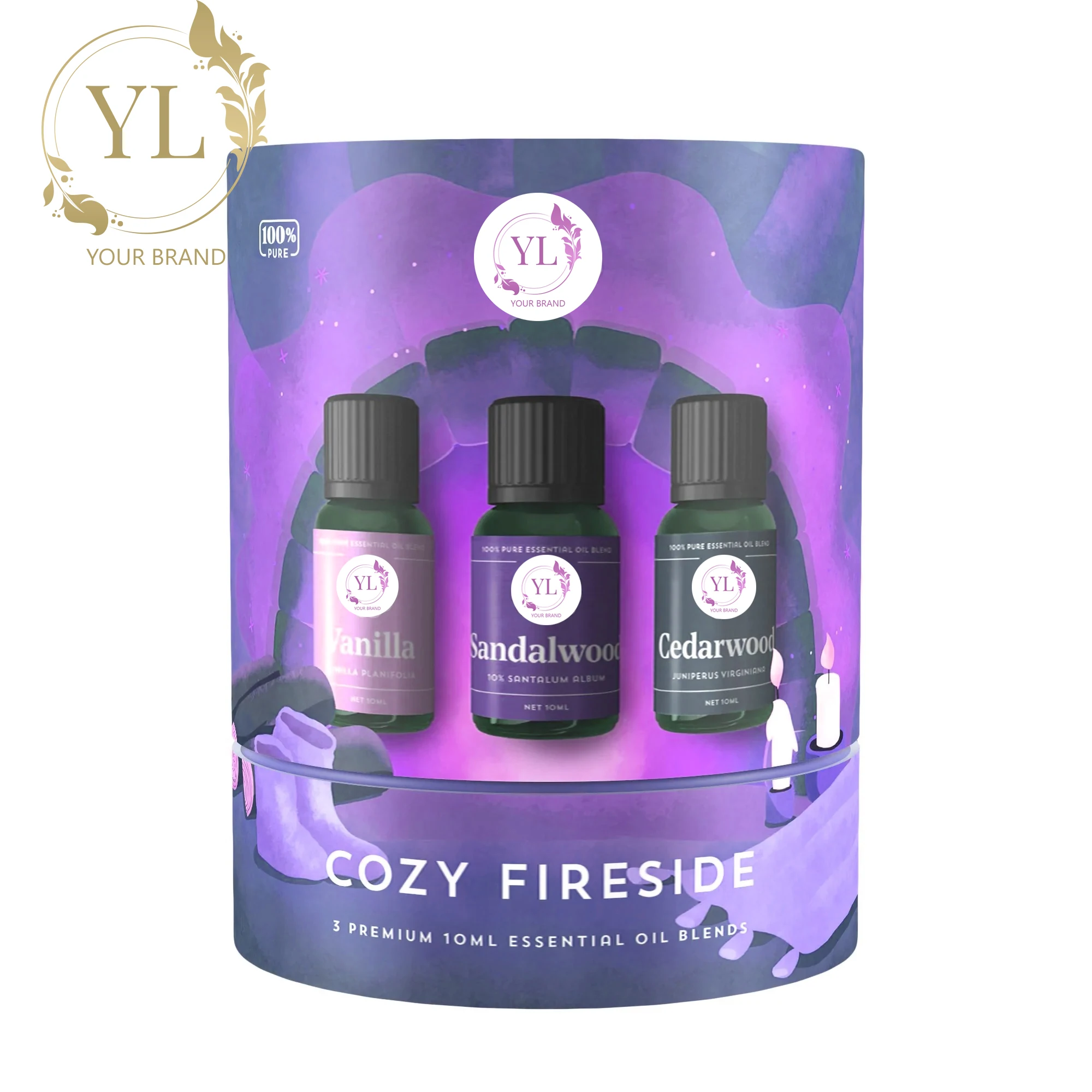 Essential Oil Manufacturers Wholesale Sale Custom Packaging Private Label 10ml Organic Essential Oil gift Set