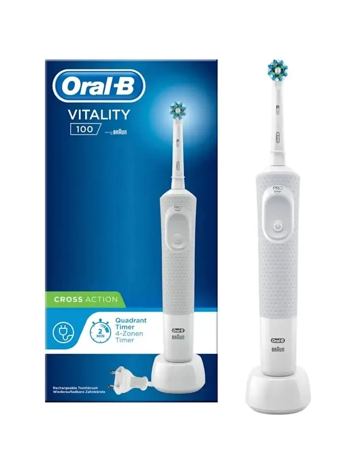 Oral-B iO Series 10 Rechargeable Electric Toothbrush with Pressure Sensor, 4 Brush Heads, Travel Case
