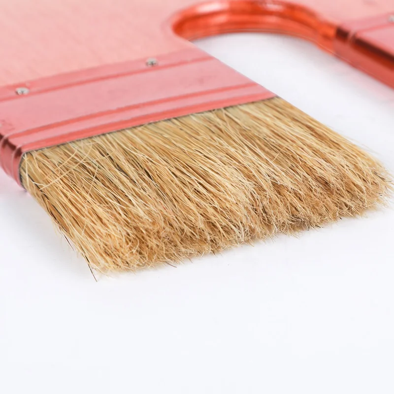 Decoration paint tools artist set professional paint roller brushes wooden double side pure bristle wall paint brush